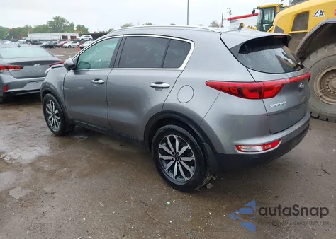2017 Kia Sportage Ex из США, поврежденный, VIN KNDPNCAC7H7260828